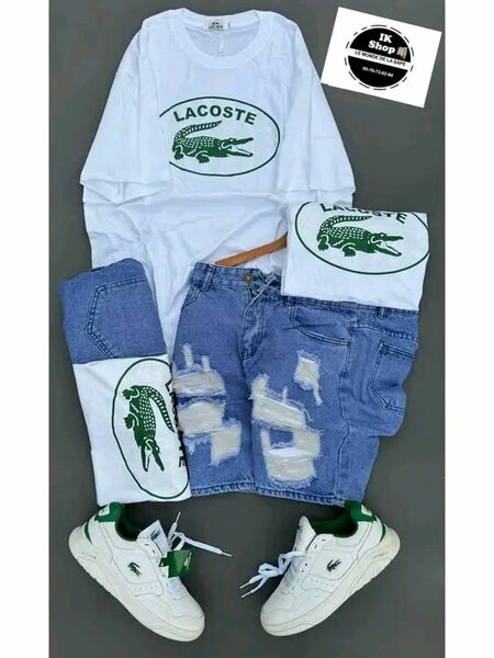 T-shirt Lacoste homme blanc