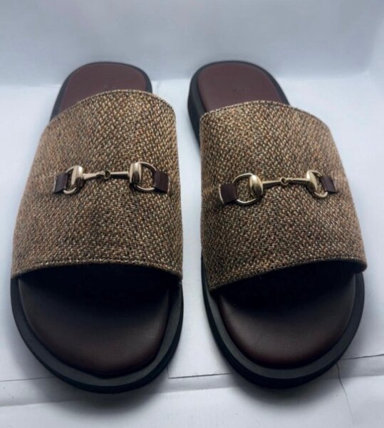 Sandales en toile jute