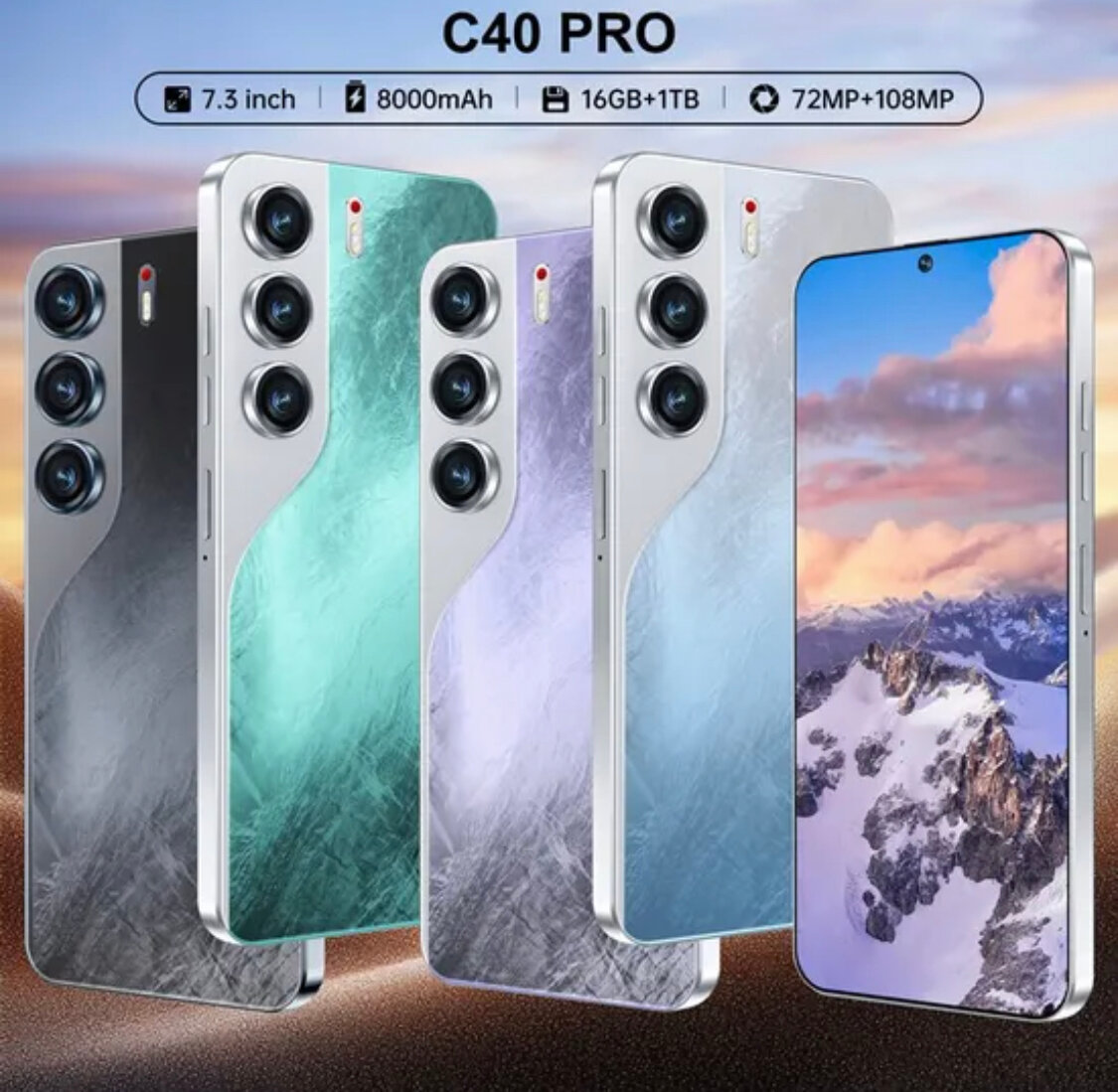 Smartphone C40 Pro 5G 16GB