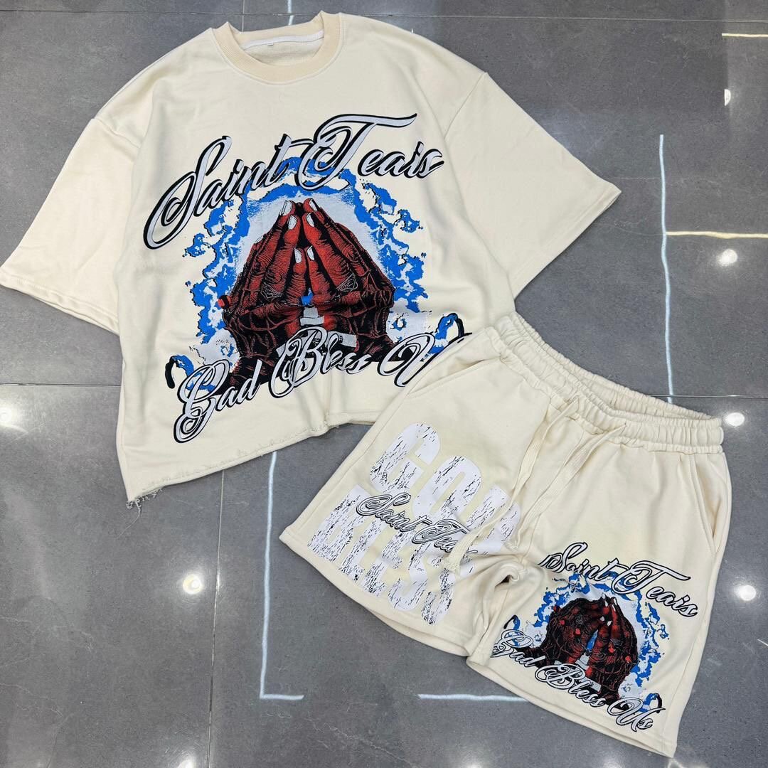 Ensemble T-shirt et Shorts Streetwear