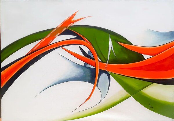 Tableau Abstrait Dynamique