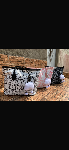 Sac cabas femme avec pendentif