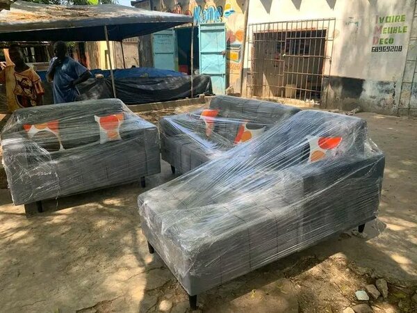 Canapé moderne gris