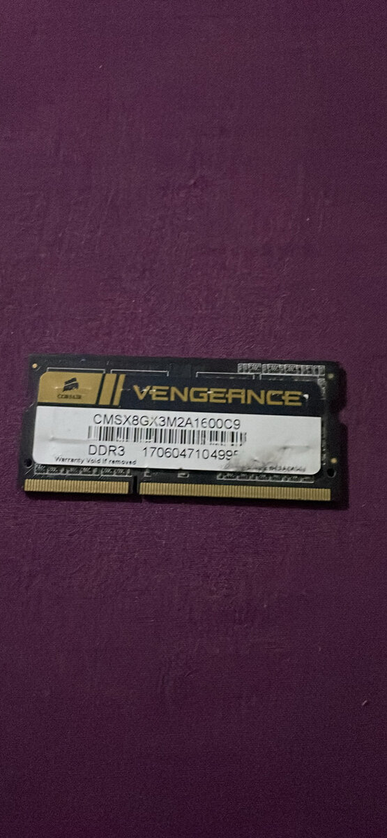 Corsair Vengeance DDR3 RAM 8GO