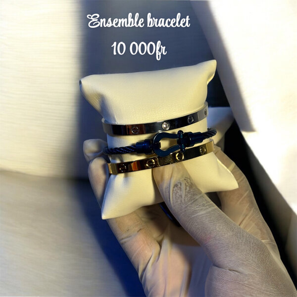 Bracelets tendance ensemble