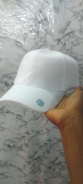 Casquette de baseball unisexe blanche