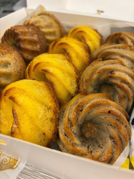 Cakes au sorgho, mil et maïs