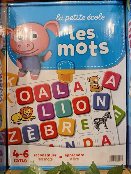 Jeu éducatif Les Mots 4-6 ans
