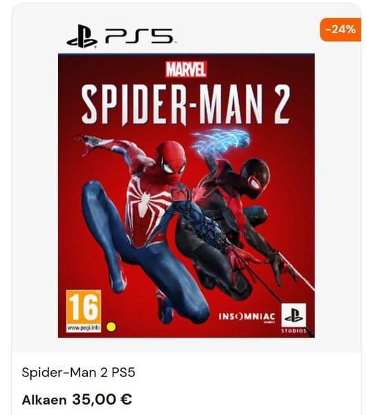 Marvel Spider-Man 2 PS5