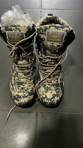 Chaussures tactiques homme camouflage