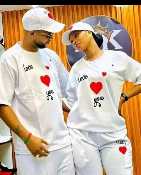 Ensemble T-shirt et Casquette Couple Love You