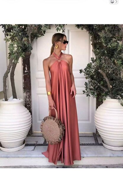 Robe longue fluide élégante