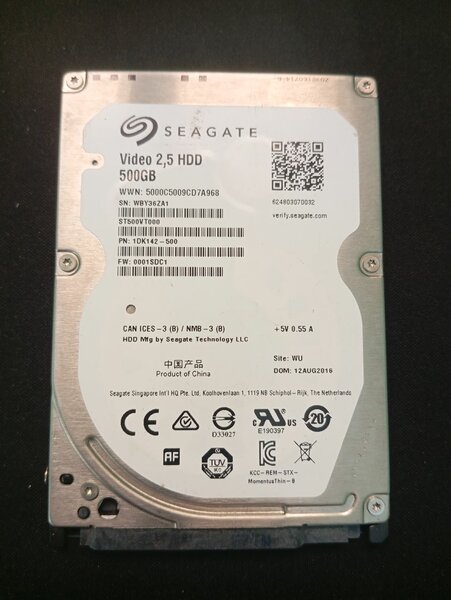 Disque Dur Seagate 500GB 2,5”