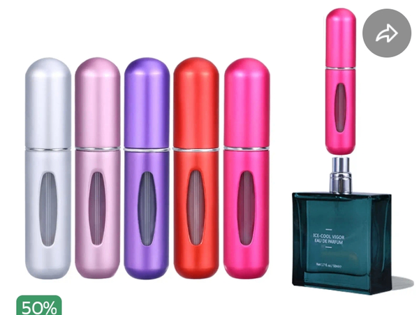 Mini Flacons de Parfum Rechargeables