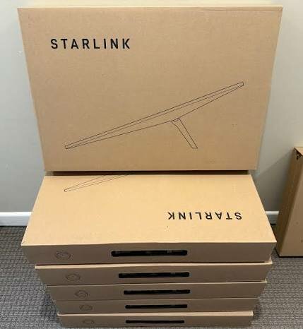 Antenne Starlink Internet