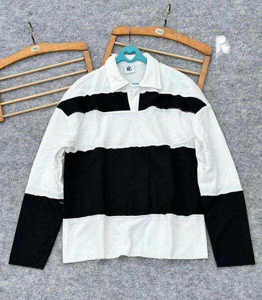 Chemise rayée bicolore