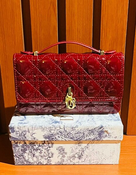 Sac à main verni élégant