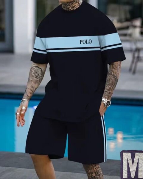 Ensemble Homme Polo T-Shirt et Short
