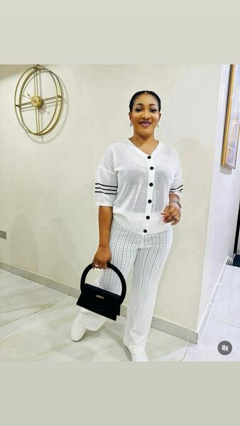 Ensemble femme chic en blanc