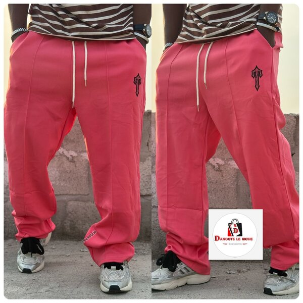 Pantalon de jogging rouge pour homme
