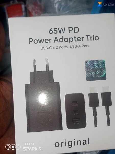 Chargeur 65W PD Trio