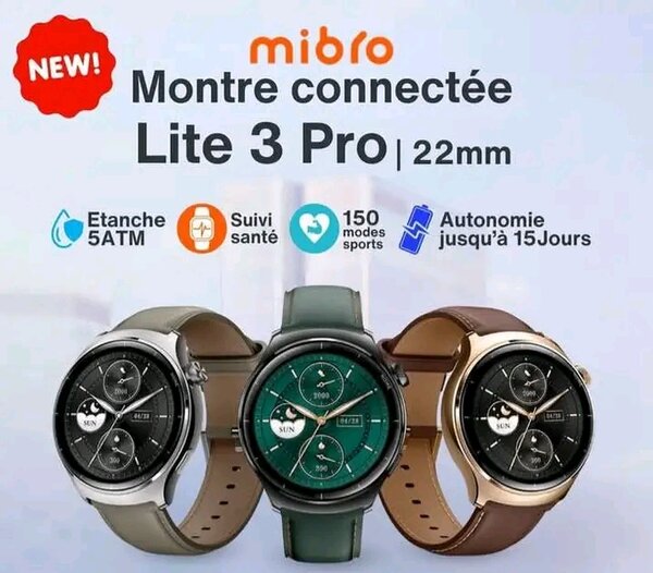 Montre connectée Mibro Lite 3 Pro