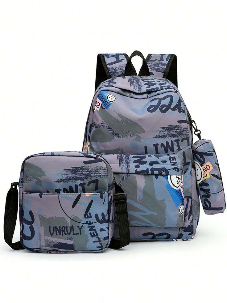 Ensemble sac à dos graffiti