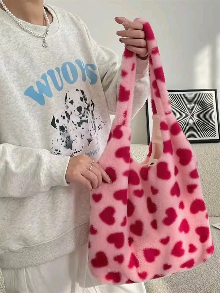 Sac fourre-tout en peluche