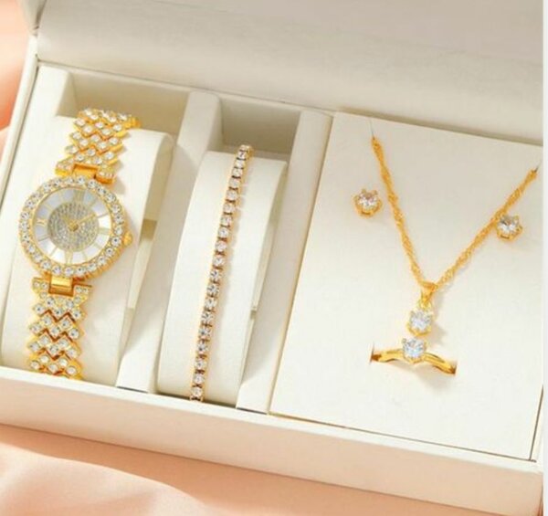 Ensemble Montre et Bijoux pour Femme