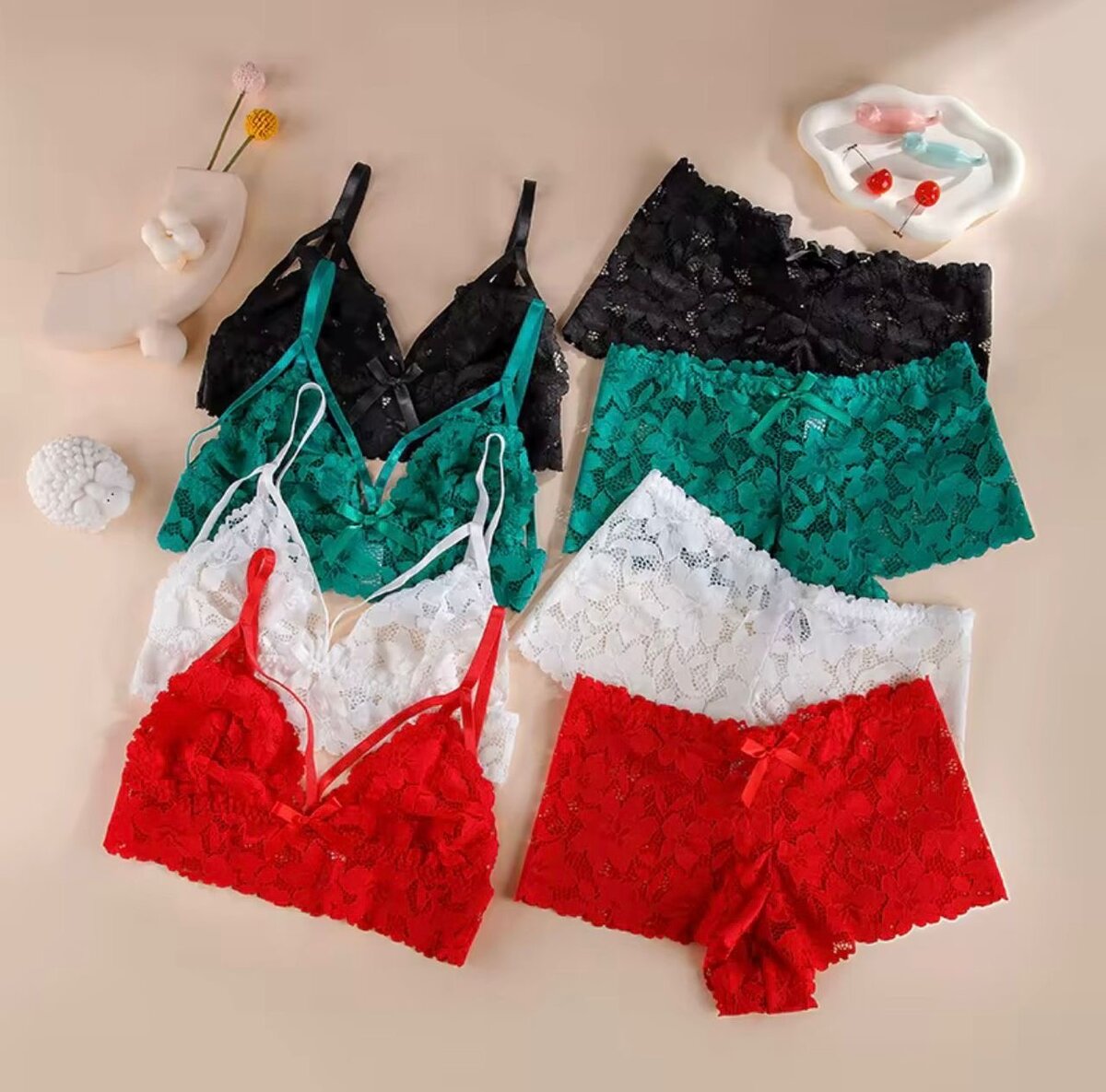 Ensemble de lingerie en dentelle