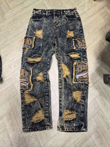 Jeans larges décontractés homme