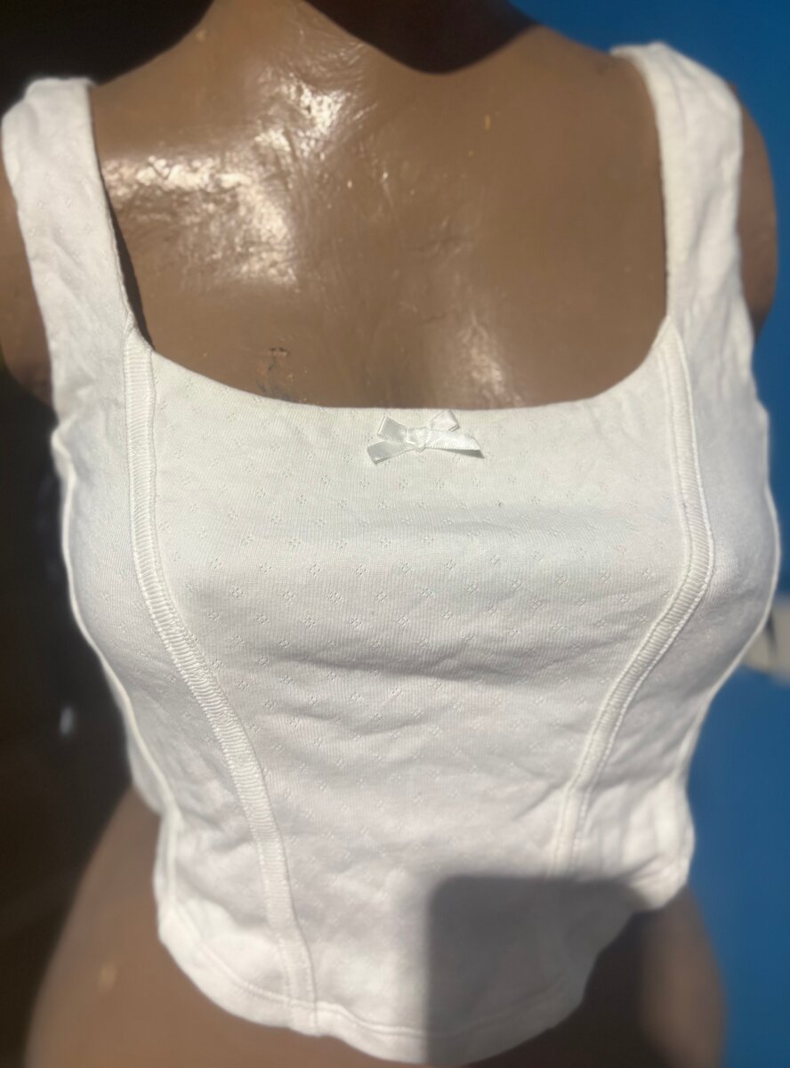 HautFemme en Coton et Dentelle