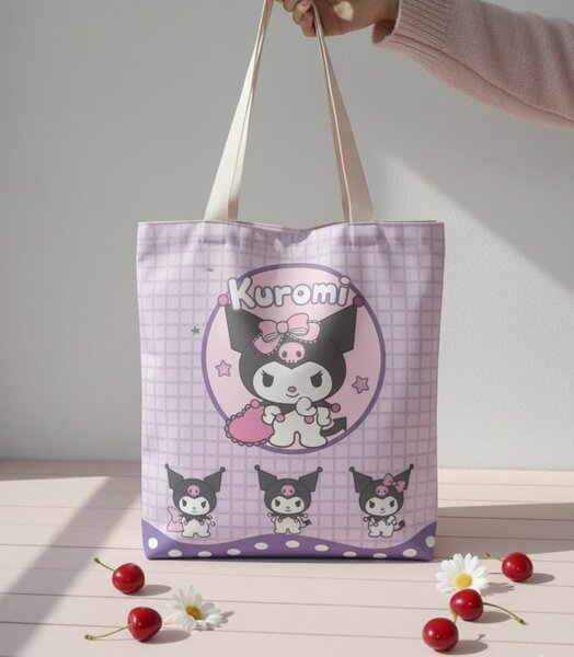 Sac cabas "Kuromi" kawaii