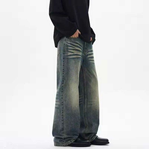 Jean large style décontracté