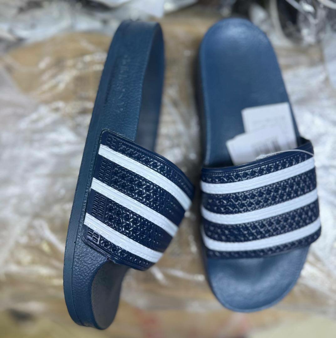 Adidas Slide Sandales Homme Bleu