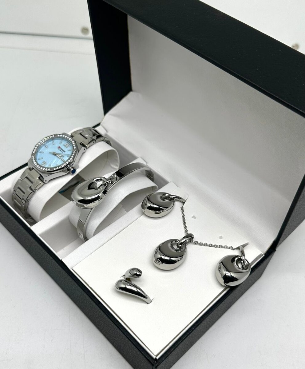 Ensemble Montre et Bijoux Femme Luxe