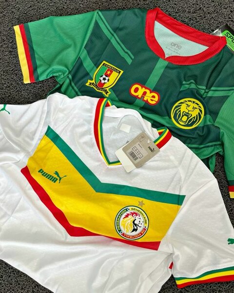 Maillots de football Afrique