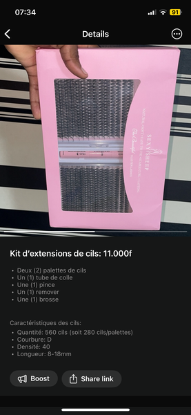 Eyelash Extensions Kit