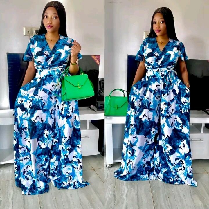 Robe maxi élégante imprimée