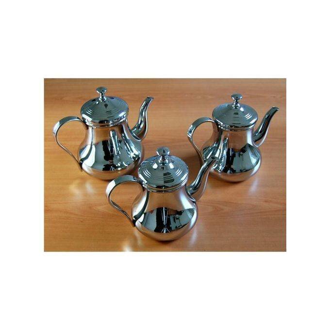 Théière Inox 1,3L Élegante