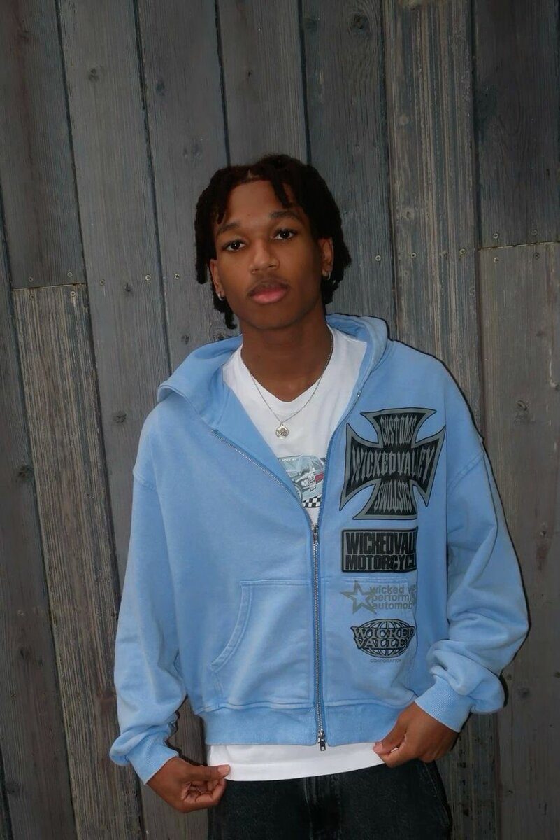 Sweat à capuche zippe homme