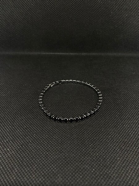 Bracelets tennis diamants noir