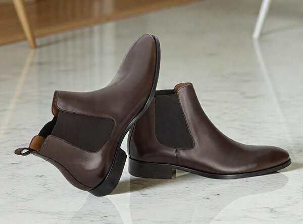 Bottes Chelsea en cuir élégant