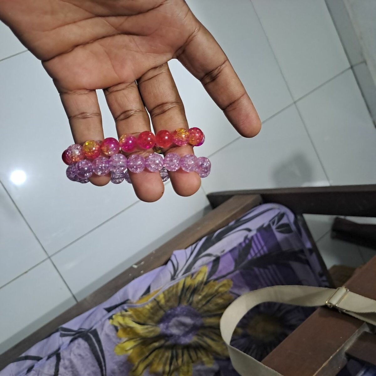 Bracelet élastique coloré