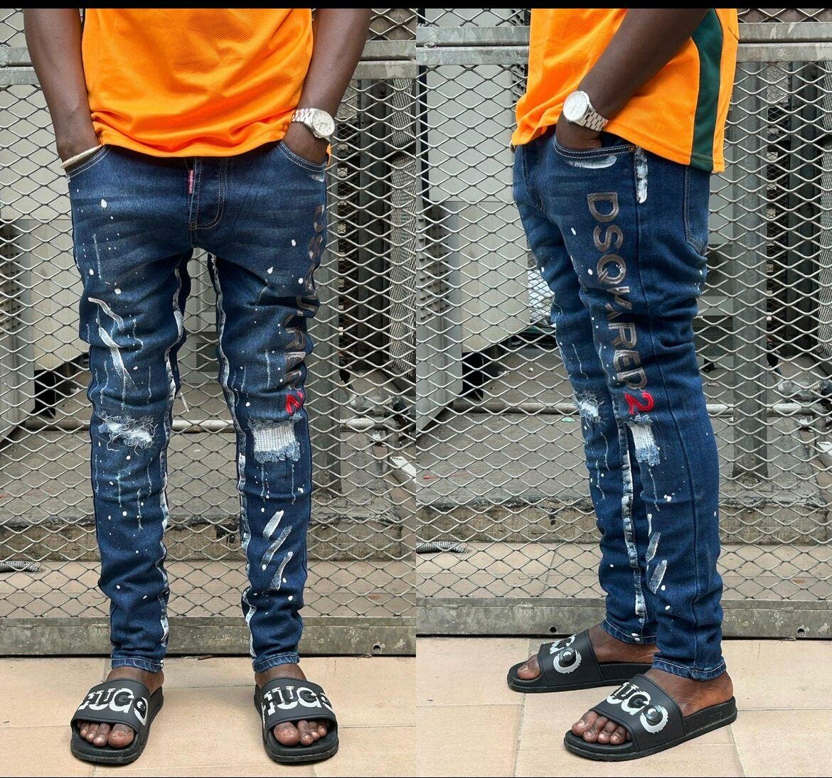 Jeans homme décontractés cargo