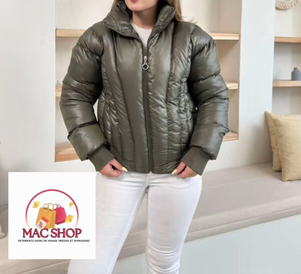 Manteau d'hiver femme gris