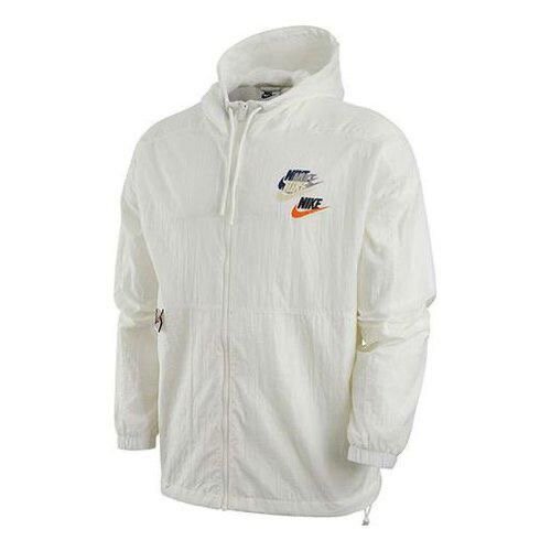 Veste Nike Windrunner blanche homme