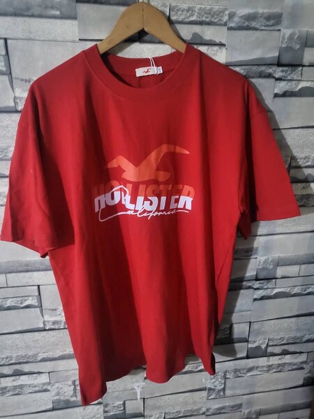 T-shirt Hollister Rouge Homme