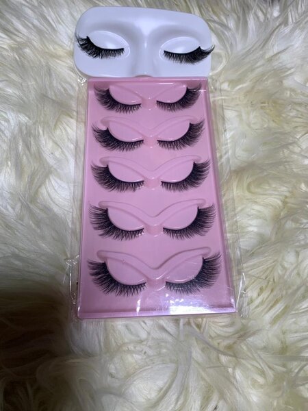 Faux cils réutilisables - 5 paires