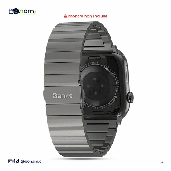 Bracelet Titane Benks Luxueux